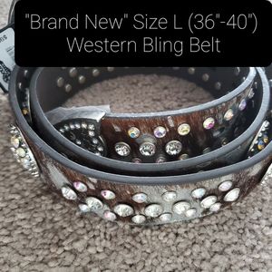 Western Style Belt 36"-40" women's size Large